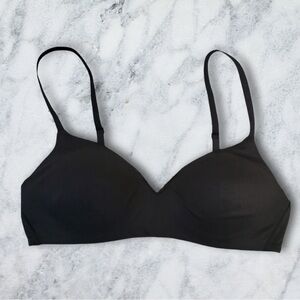 CALVIN‎ Klein Bra Womens Small Black Wireless Comfort Flexible Soft